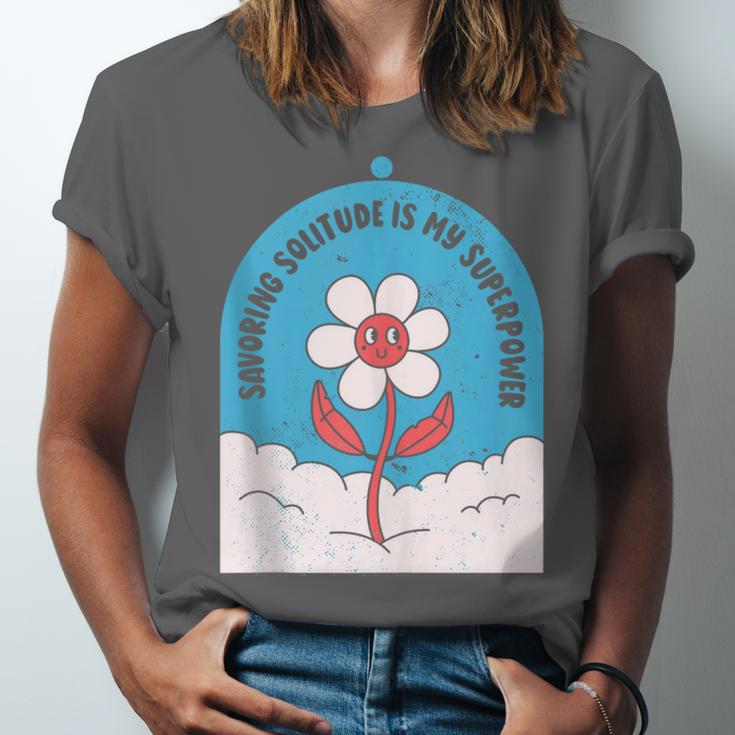 Cute Introvert Shy Teen Anti-Social Inner Strength Unisex Jersey T-Shirt
