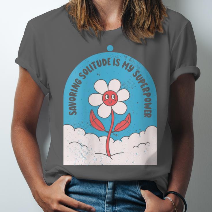 Cute Introvert Shy Teen Anti-Social Inner Strength Unisex Jersey T-Shirt
