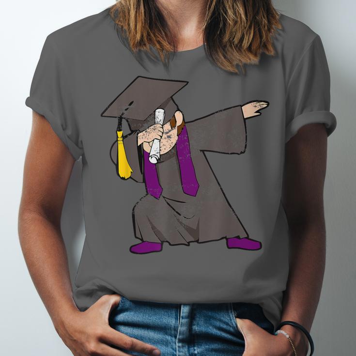 Dabbing Graduate For Graduation Men Dab CuteShirt Unisex Jersey T-Shirt