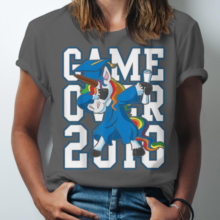 Dabbing Graduation Class Of 2018Shirt Unicorn Dab Unisex Jersey T-Shirt