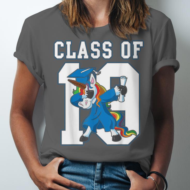 Dabbing Graduation Class Of 2019 Unicorn Shirt Unisex Jersey T-Shirt