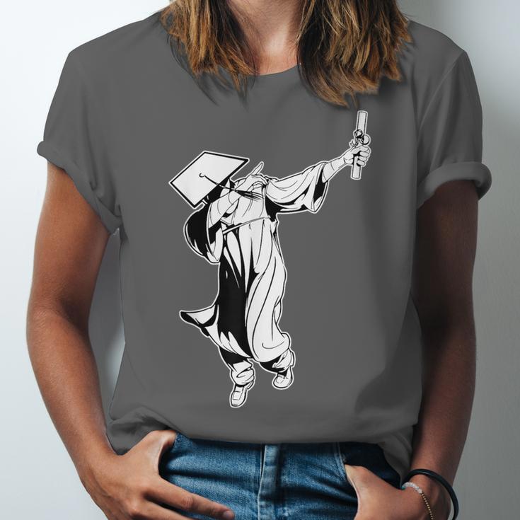 Dabbing Graduation Class Of 2025 Men Graduation Unisex Jersey T-Shirt