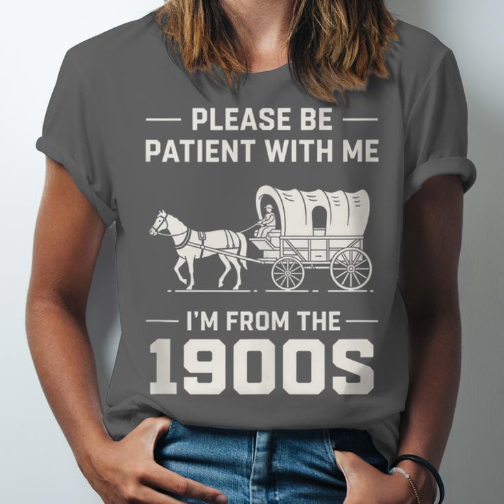 Dad Please Be Patient With Me I'm From The 1900s Vintage Unisex Jersey T-Shirt Dad Please Be Patient With Me I'm From The 1900s Vintage Unisex Jersey T-Shirt