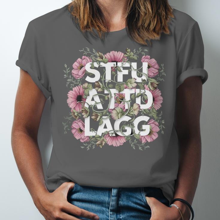 Dark Romance Romantasy Book Lover Shadow Daddy STFUATTDLAGG Unisex Jersey T-Shirt
