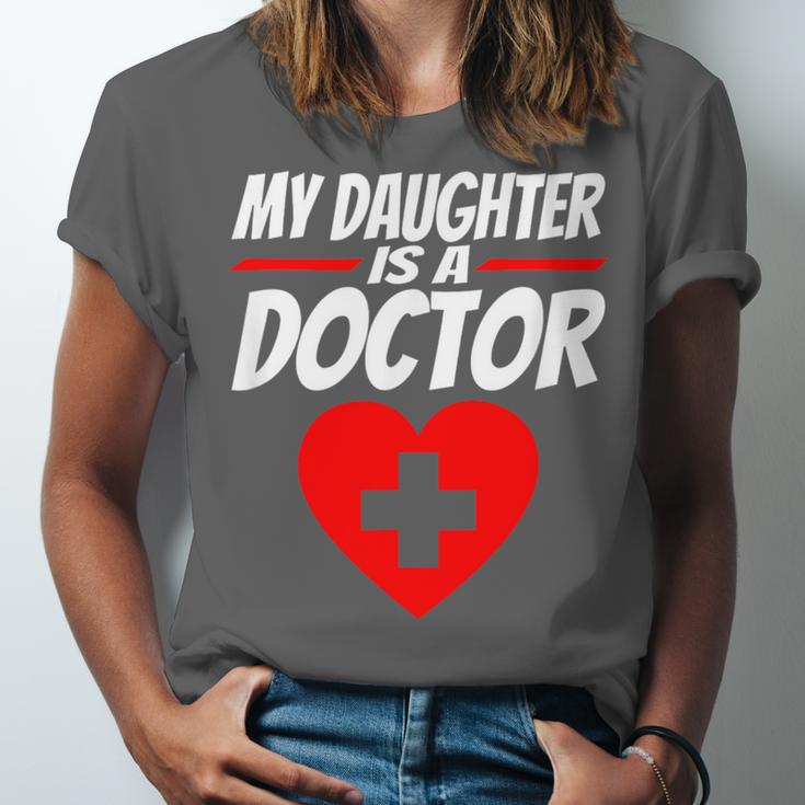 My Daughter Is A Doctor Shirt Proud Parents Graduation Unisex Jersey T-Shirt