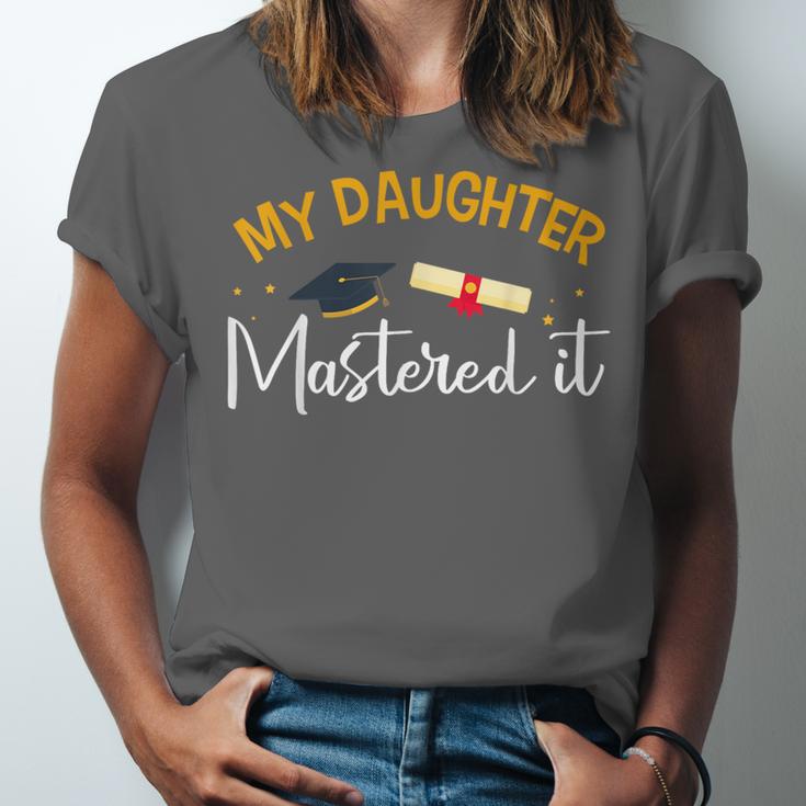 My Daughter Mastered It Daughter Master Graduation Unisex Jersey T-Shirt