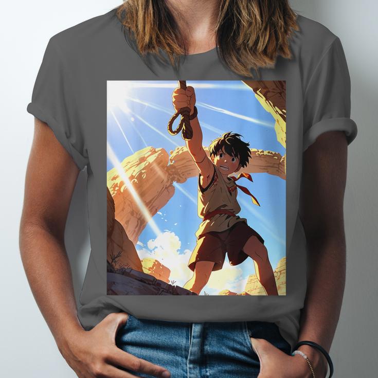 David And Goliath Bible Book Samuel King David Anime Manga Unisex Jersey T-Shirt