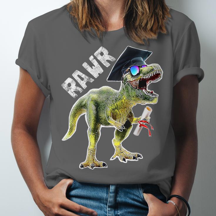 DinosaurRex Rawr Last Day Of School Graduation Shirt Unisex Jersey T-Shirt