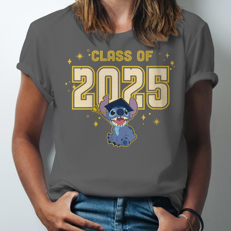 Disney Lilo & Stitch Graduation 2025 Stitch Collegiate Unisex Jersey T-Shirt
