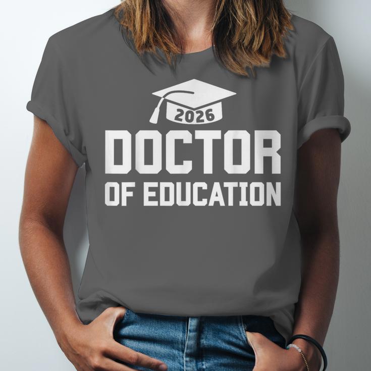Doctor Of Education 2026 EDD Doctoral Degree Graduation Unisex Jersey T-Shirt