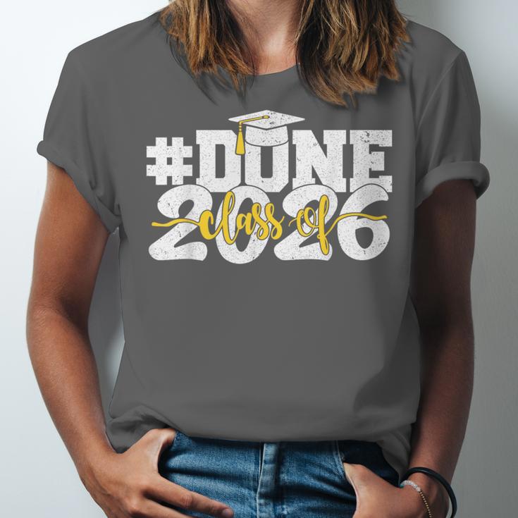 Done Class Of 2026 Graduation 2026 Senior Graduate School Unisex Jersey T-Shirt