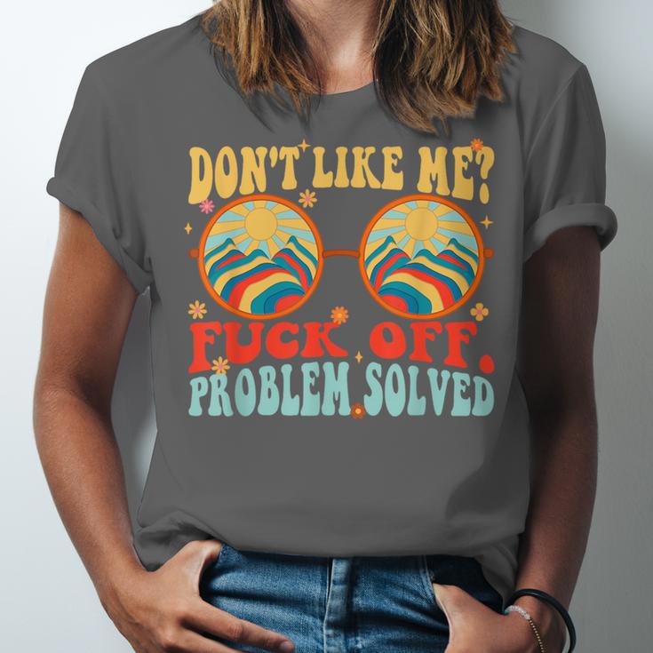 Don't Like Me Antisocial Introvert & Anti Social Unisex Jersey T-Shirt