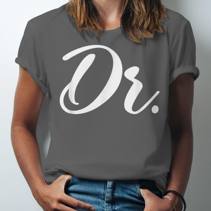 Dr Doctor Medical School Graduation Men & Women New Doctor Unisex Jersey T-Shirt