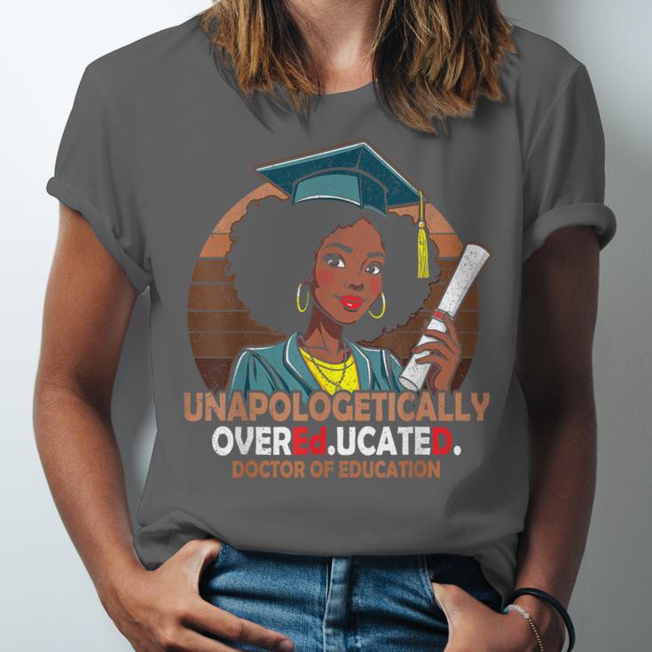 EdD Black Girls Doctor Of Education Graduation Black Women Unisex Jersey T-Shirt