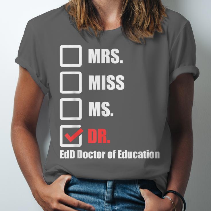 EdD Doctor Of Education Dr Doctorate Graduation Unisex Jersey T-Shirt