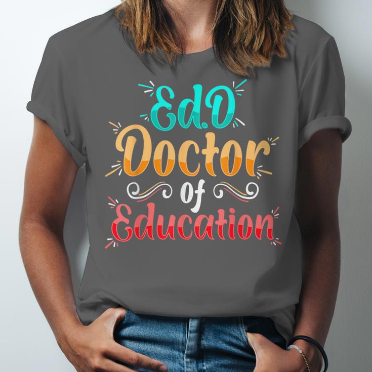 EdD Doctor Of Education Inspiring Doctorate Graduation Unisex Jersey T-Shirt