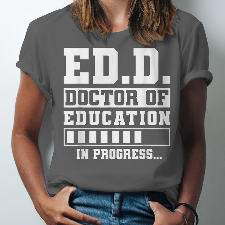 EdD Doctor Of Education In Progress EdD Graduation Unisex Jersey T-Shirt