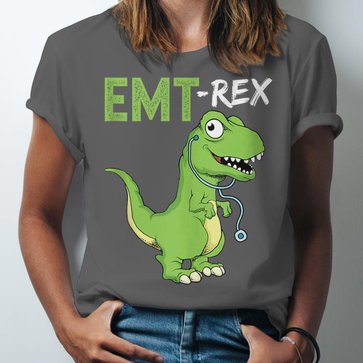 EMT Rex Paramedic Graduation Firefighter Unisex Jersey T-Shirt