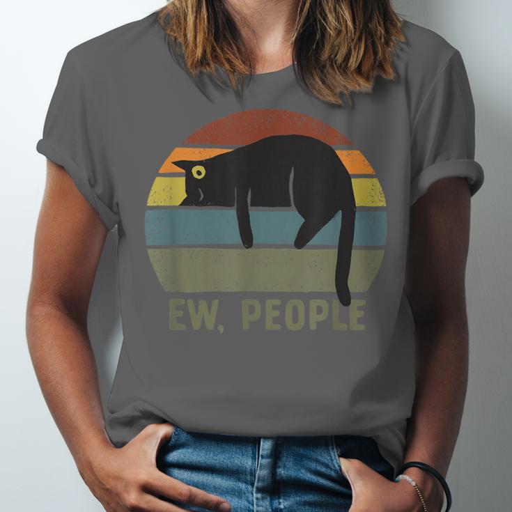 Ew People Cat Lazy Introvert Anti Social Unisex Jersey T-Shirt Ew People Cat Lazy Introvert Anti Social Unisex Jersey T-Shirt