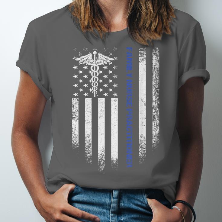Family Nurse Practitioner Flag FNP Nursing Graduation Unisex Jersey T-Shirt