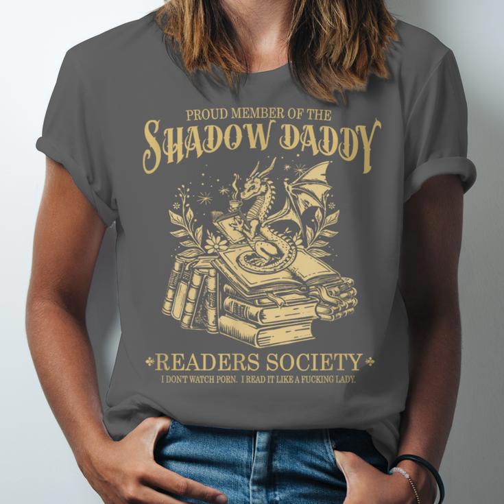 Fantasy Romantasy Book Shadow Daddy Readers Society Unisex Jersey T-Shirt