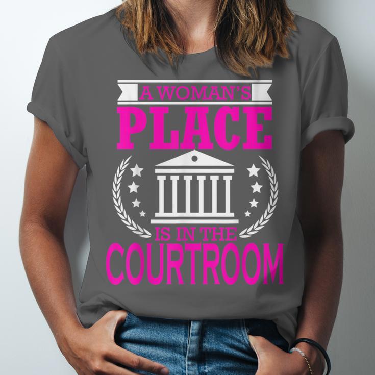 Female Lawyer Women Law Student Graduation Bar Exam Unisex Jersey T-Shirt