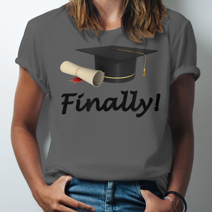Finally I'm Graduate Graduation Unisex Jersey T-Shirt