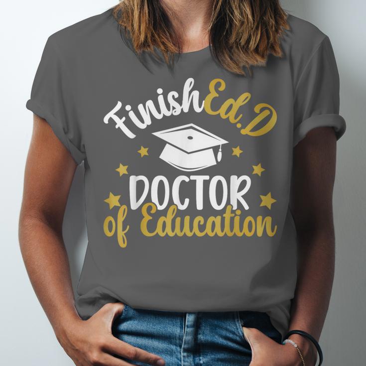 FinishEdD Doctor Of Education Graduation EdD Graduate Unisex Jersey T-Shirt