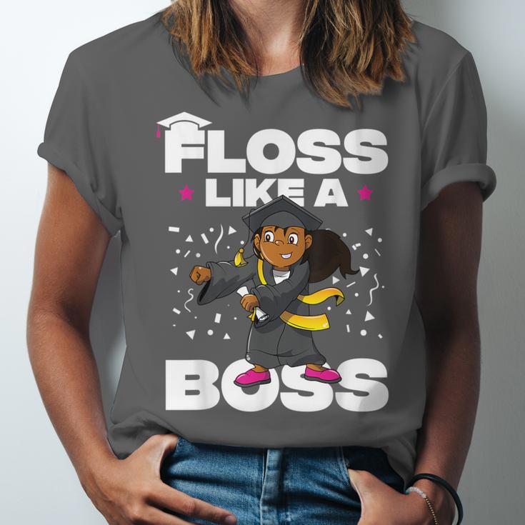 Floss Like A Boss Shirt Class Of 2019 Graduation Kids Unisex Jersey T-Shirt