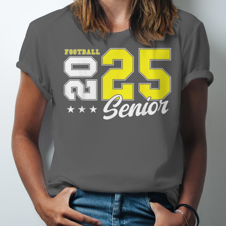 Football Senior Night Football Senior 2025 Graduation 55 Unisex Jersey T-Shirt