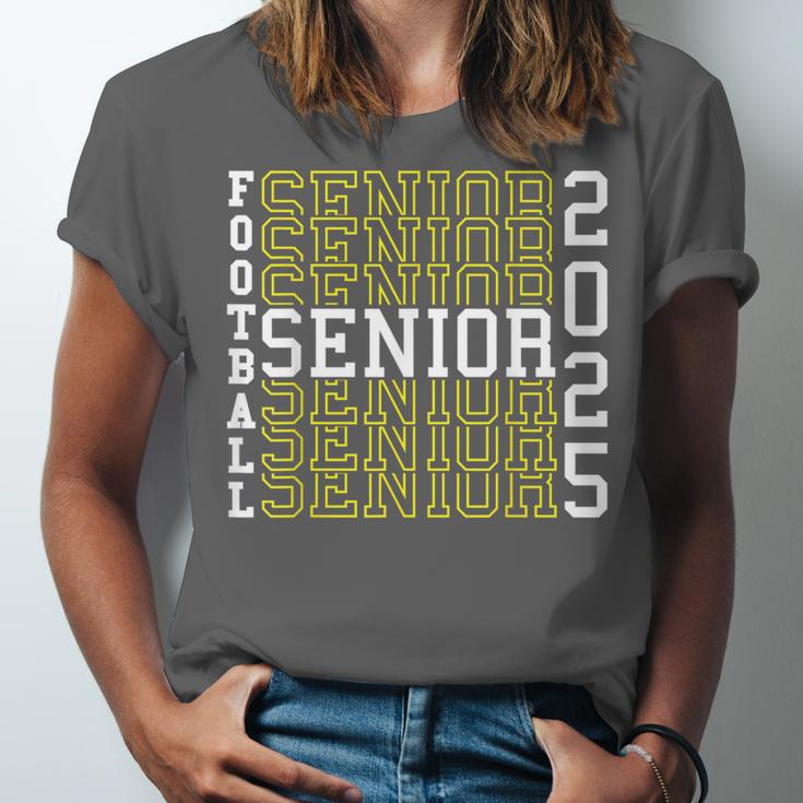 Football Senior Night Football Senior 2025 Graduation 56 Unisex Jersey T-Shirt