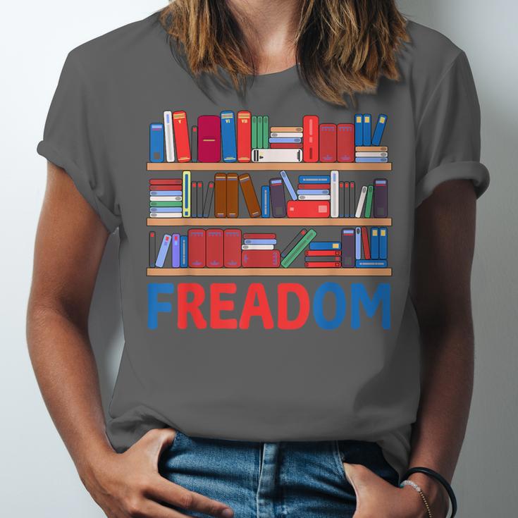 Freadom To Read Book Lover Reading Freedom Unisex Jersey T-Shirt