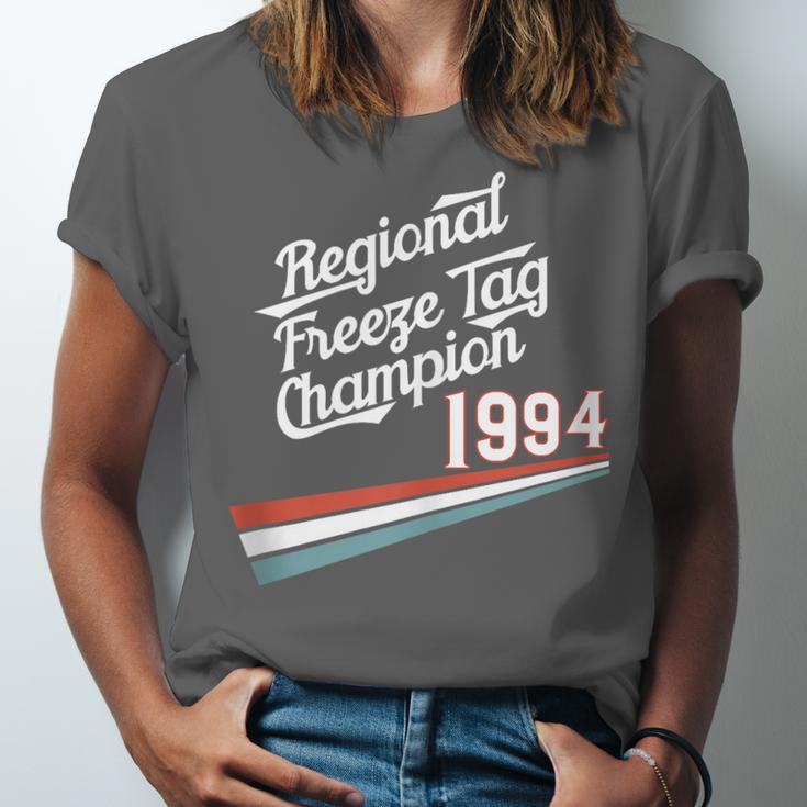 Freeze Tag 90s Nostalgia Unisex Jersey T-Shirt
