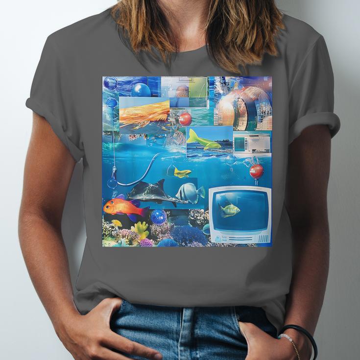 Frutiger Aero Retro Vibes Y2K Retro Grunge Unisex Jersey T-Shirt