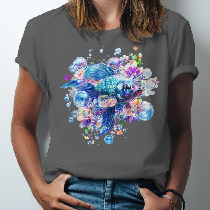 Frutiger Aero Y2K Fish Unisex Jersey T-Shirt