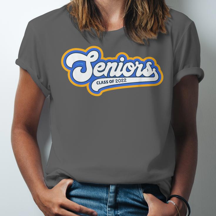 Funny Class Of 2022 Senior Graduate College Graduation Unisex Jersey T-Shirt