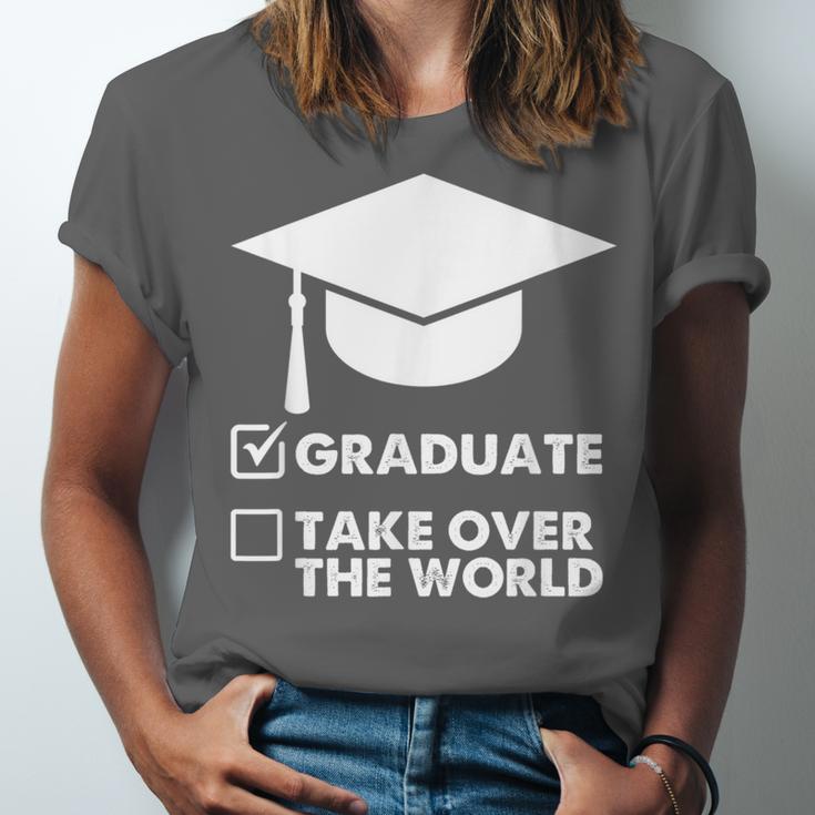 Funny Graduate Joke Mens Womens Graduation Gifts Unisex Jersey T-Shirt
