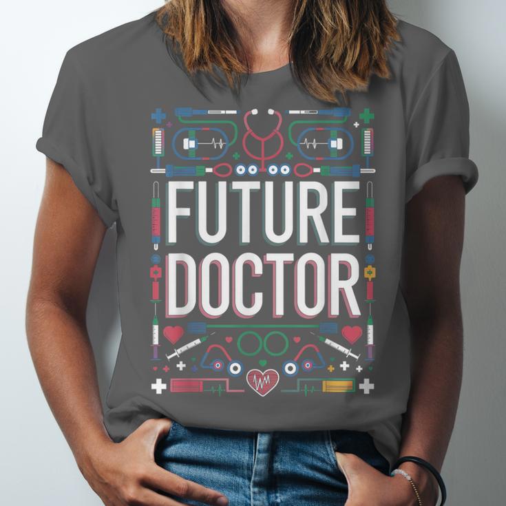 Future Doctor Graduation School Kids Toddler Women Men Unisex Jersey T-Shirt