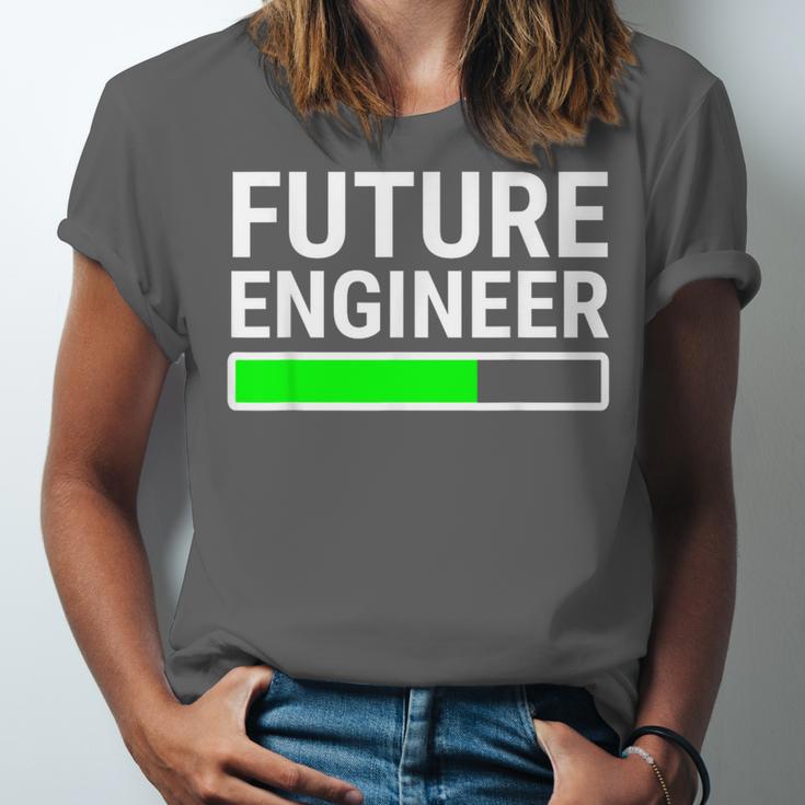 Future Engineer Loading Bar Cool Graduation Unisex Jersey T-Shirt