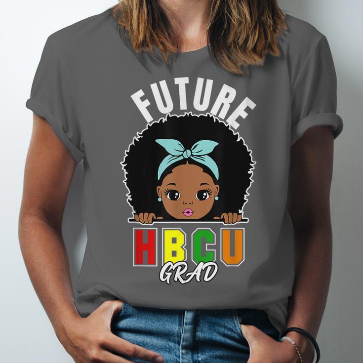 Future HBCU Grad Girl Graduation Historically College Unisex Jersey T-Shirt