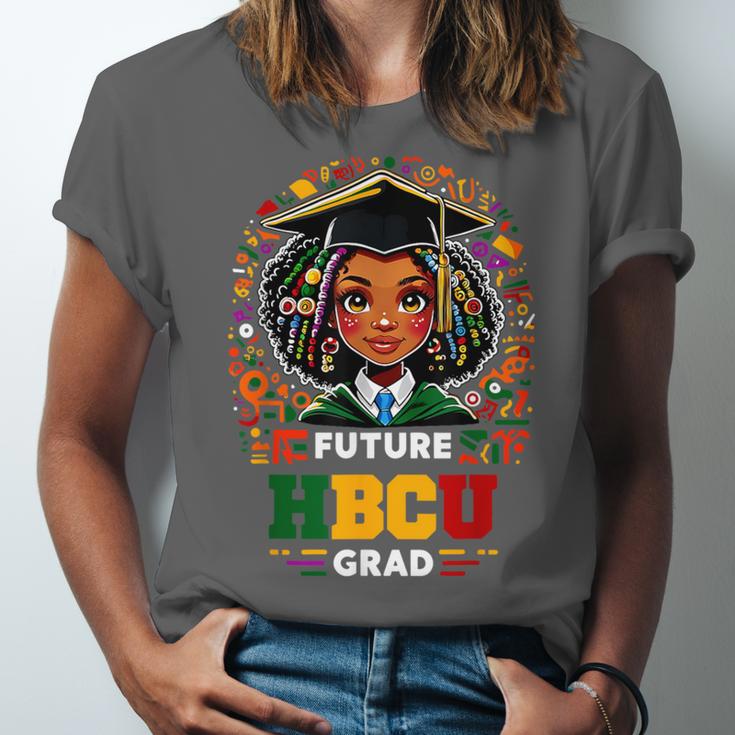 Future HBCU Grad Graduation Students Girl Kids Unisex Jersey T-Shirt