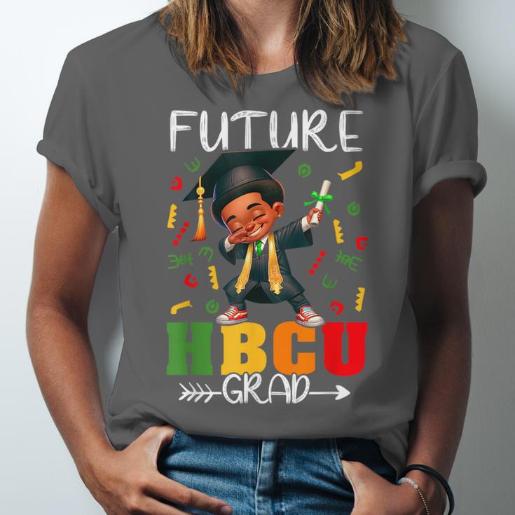 Future HBCU Grad History Boy Graduation HBCU Kids Unisex Jersey T-Shirt