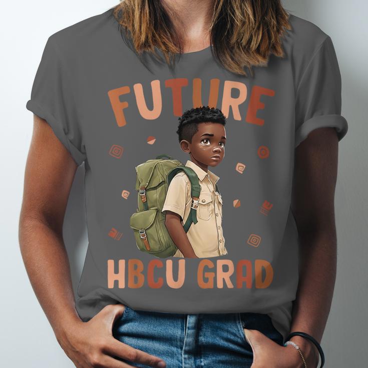 Future HBCU Grad History Month Graduation Boys Kids Unisex Jersey T-Shirt