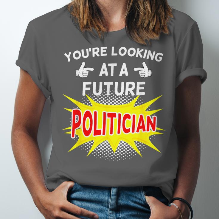 Future Politician Graduation For Kids And Graduates T-Shirt Unisex Jersey T-Shirt