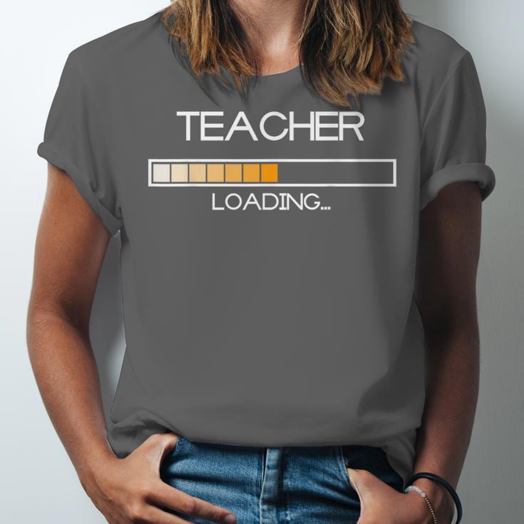 Future Teacher Loading Bar Graduation Teacher Men Women Unisex Jersey T-Shirt