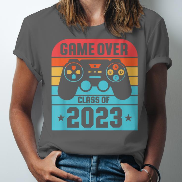 Game Over Class Of 2023 Shirt Students Graduation Unisex Jersey T-Shirt
