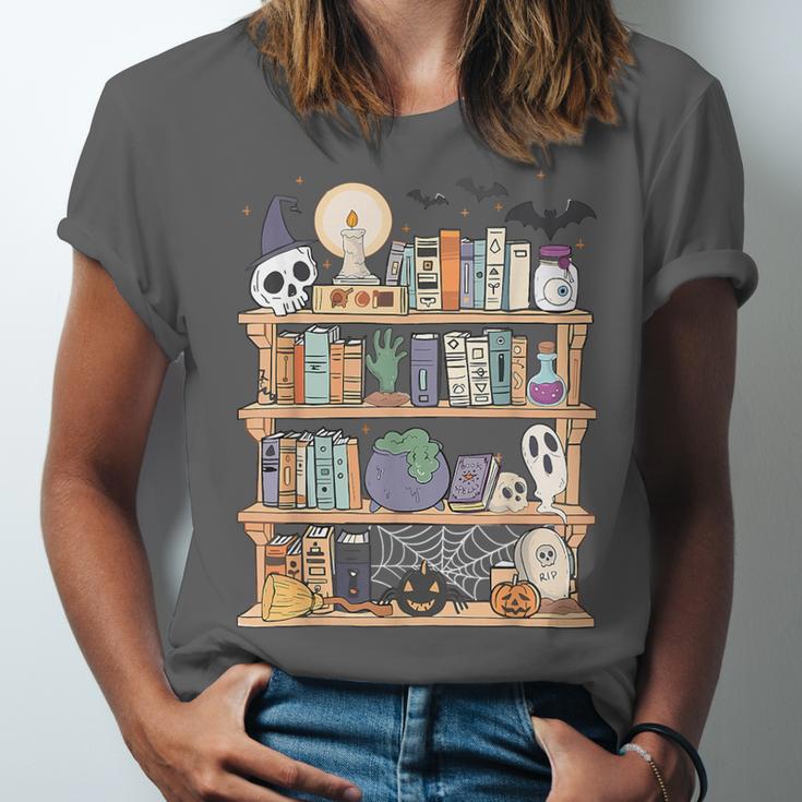 Ghost Book Reading Books Lover Teacher Happy Halloween Unisex Jersey T-Shirt Ghost Book Reading Books Lover Teacher Happy Halloween Unisex Jersey T-Shirt