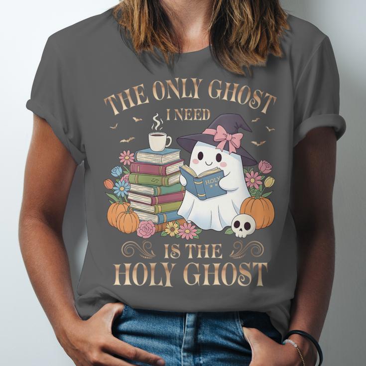 The Only Ghost I Need Is The Holy Ghost Books Reading Lovers Unisex Jersey T-Shirt