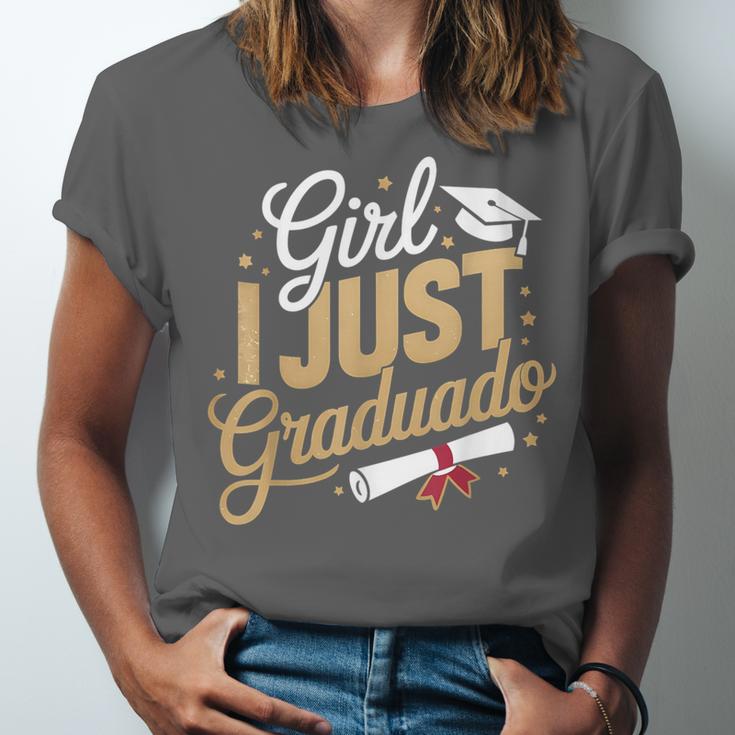 Girl I Just Graduated Spanish Grad Girls Graduation Unisex Jersey T-Shirt