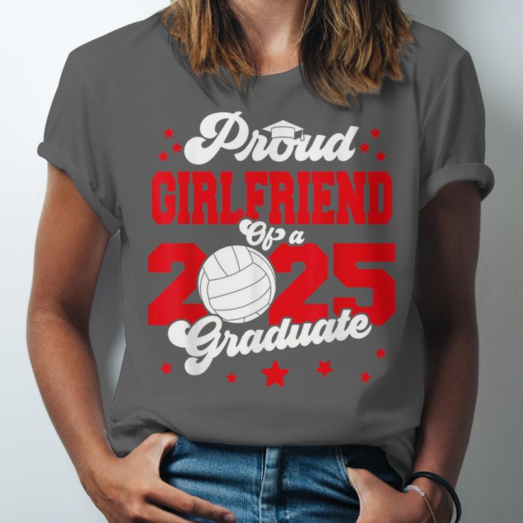Girlfriend Of a 2025 Graduate Prom Graduation 25 VolleyBall Unisex Jersey T-Shirt